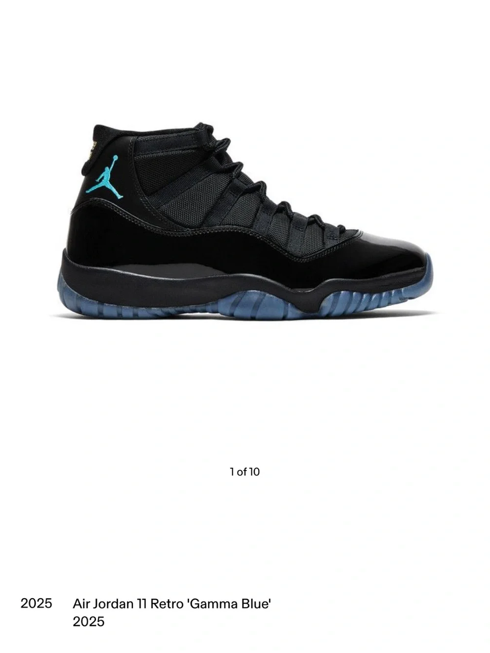 Jordan 11 Retro Black with Teal Accents